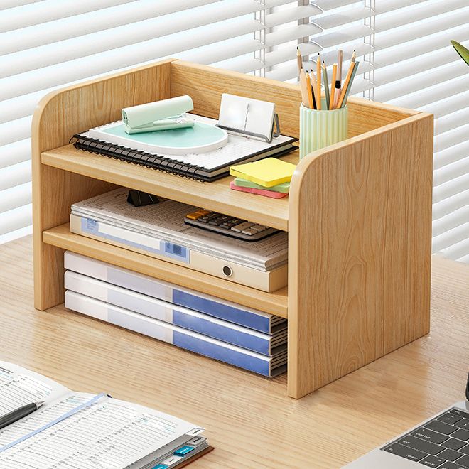 Contemporary Bookcase Closed Back Shelf Bookcase for Study Room