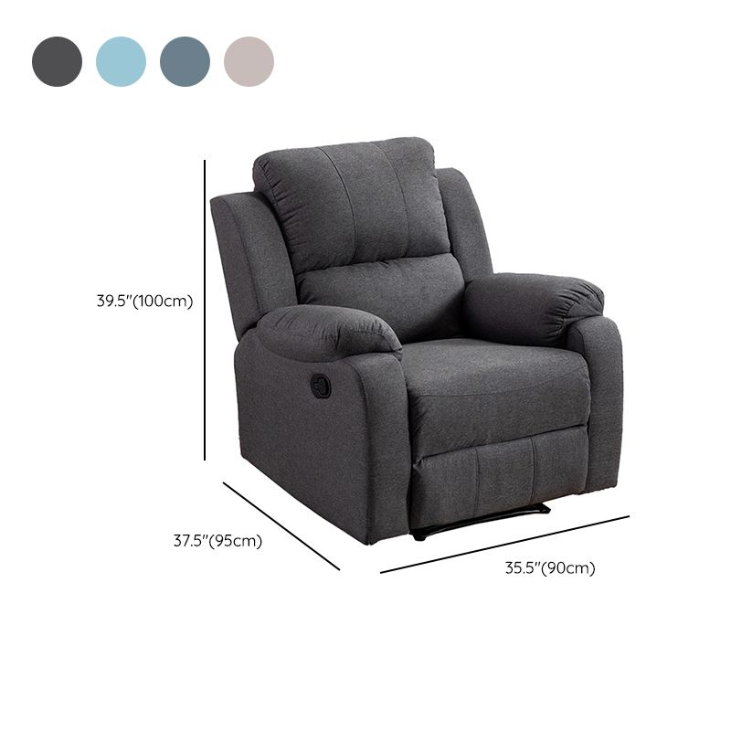 Traditional 35.43" Wide Standard Recliner Swivel Base Recliner Chair