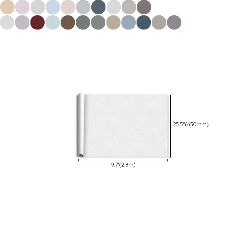 Modern Backsplash Panels Waterproof Solid Color Peel and Stick Wall Paneling