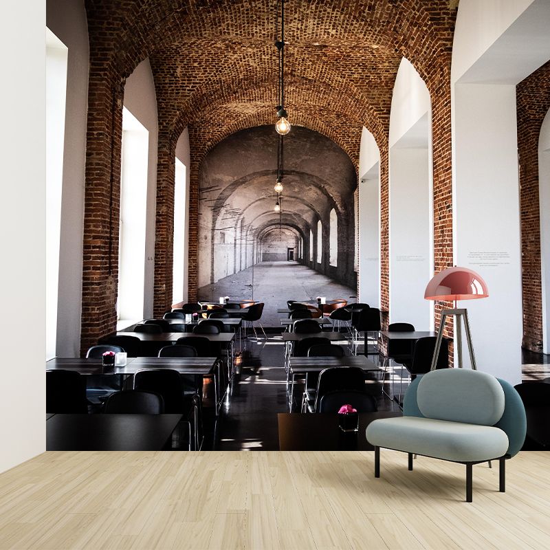 Brussels Mural Horizontal Photography Mildew Resistant Wall Art for Bedroom