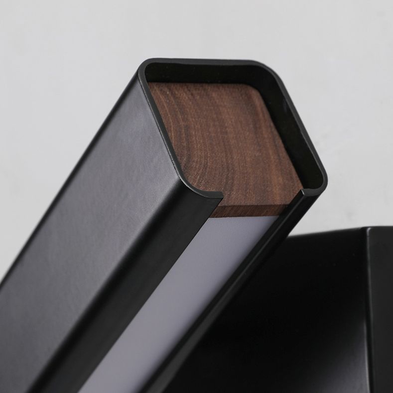 LED MODERNO LED ROTATABLE DEL ALUMINIO DEL ALUMINIO RECTANGULA LUMINACIÓN CON SOMBRA ACRYLIC