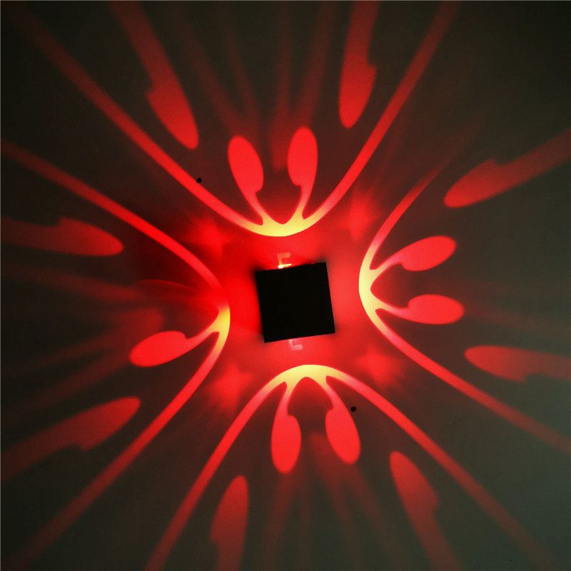 Lampe murale RVB tourbillonnant l'ambiance de style moderne lampe à applique LED décorative pour le vin pub