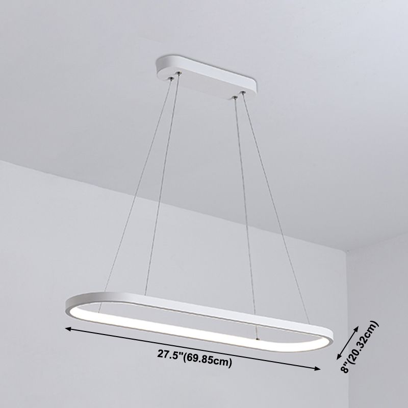 Araña de araña geométrica moderna lámpara de araña de metal de araña de metal