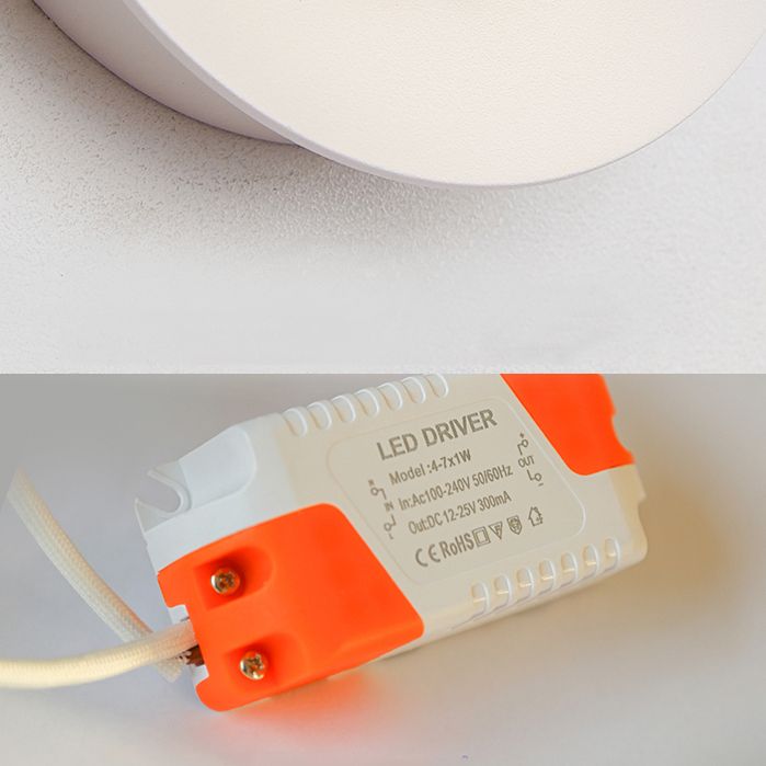 350 ° roteerbare cilindrische LED -wandlamp eigentijds minimalisme Bedide LED leeslampje met onafhankelijke schakelaarontwerp