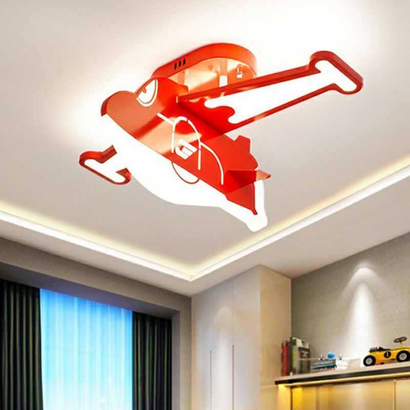 Acrylic Plane Flush Light Minimalist LED Flush Ceiling Light Fixture for Child Room
