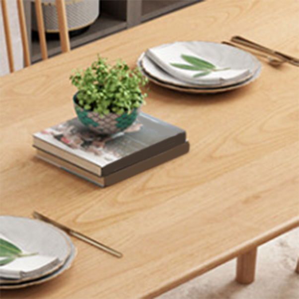 Traditional 1/2/5/7 Pieces Rectangle Dining Set Solid Wood Dining Room Table with Chairs