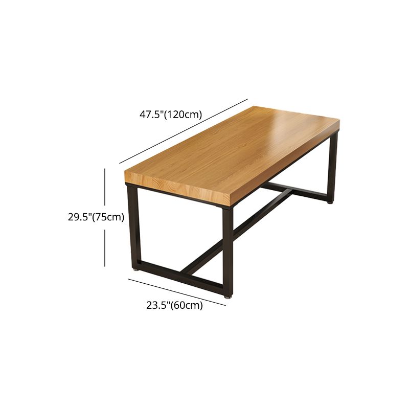 Industrial 1/2/3/4/5 Pieces Dining Set Solid Wood Dining Table with Chairs