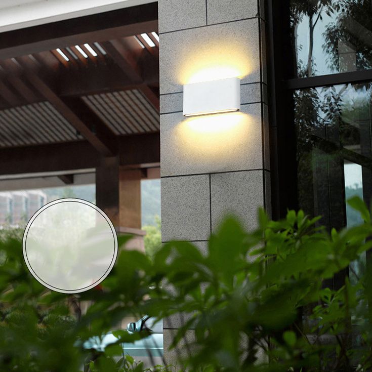 Estilo moderno minimalista arriba y abajo de la pared de pared de pared de pared LED para el dormitorio