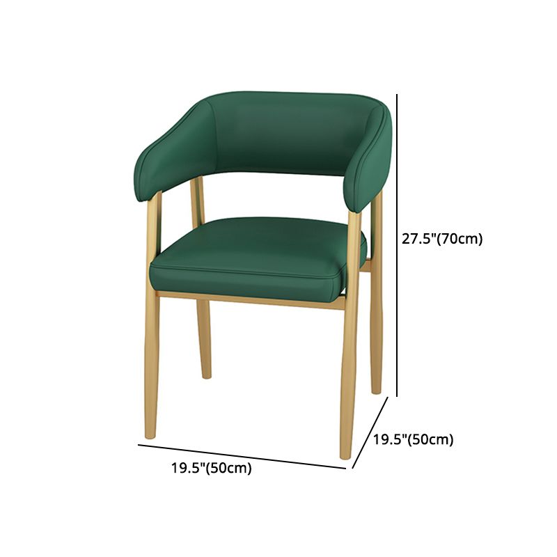 Glam Style 1/2/3/5 Pieces Dining Table Set Metal Dining Room Furniture Set