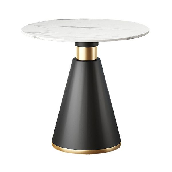 Metal Traditional Luxury Round Indoor Table Sintered Stone Top Table for Home