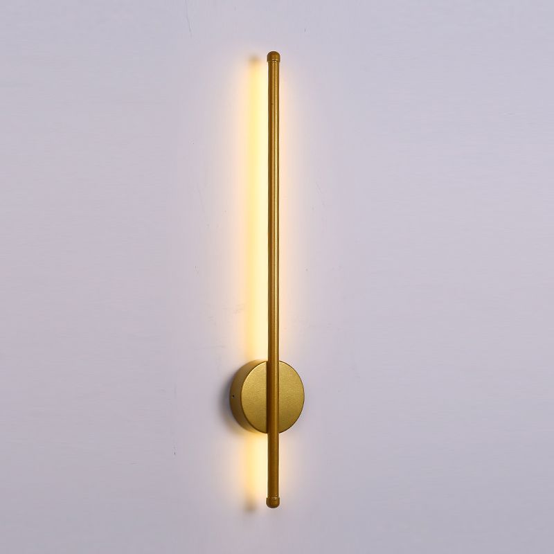 Modern Style Linear Sconce Light Fixture Metal 1 Light Wall Mounted Lighting