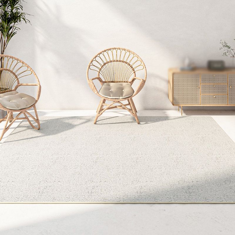 Minimalistischer Teppich für den Innenbereich, einfarbig, moderner Teppich, schmutzabweisender Polyester-Teppich für das Wohnzimmer