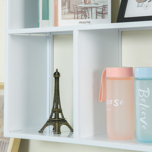 Libreria montata a parete di ferro scandinavo libreria orizzontale, 31,5 "l x 7,9" w x 21,7 "h