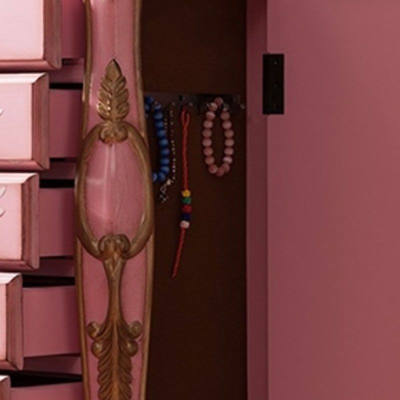 Traditional Vertical Lingerie Chest Wood Storage Dresser for Home