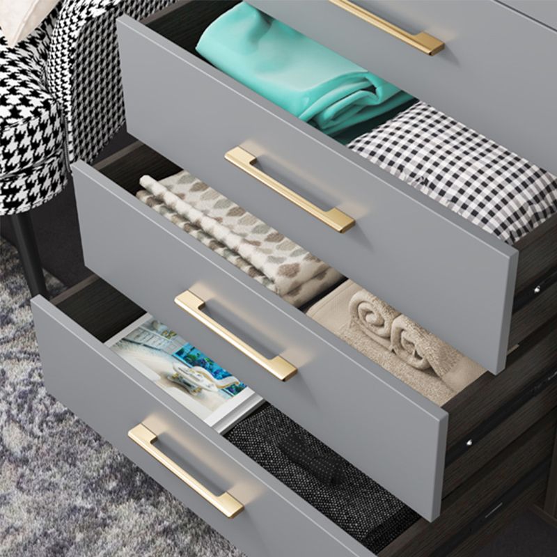Modern Accent Chest 15.75 inch Wide  with Soft Close Drawers in Grey