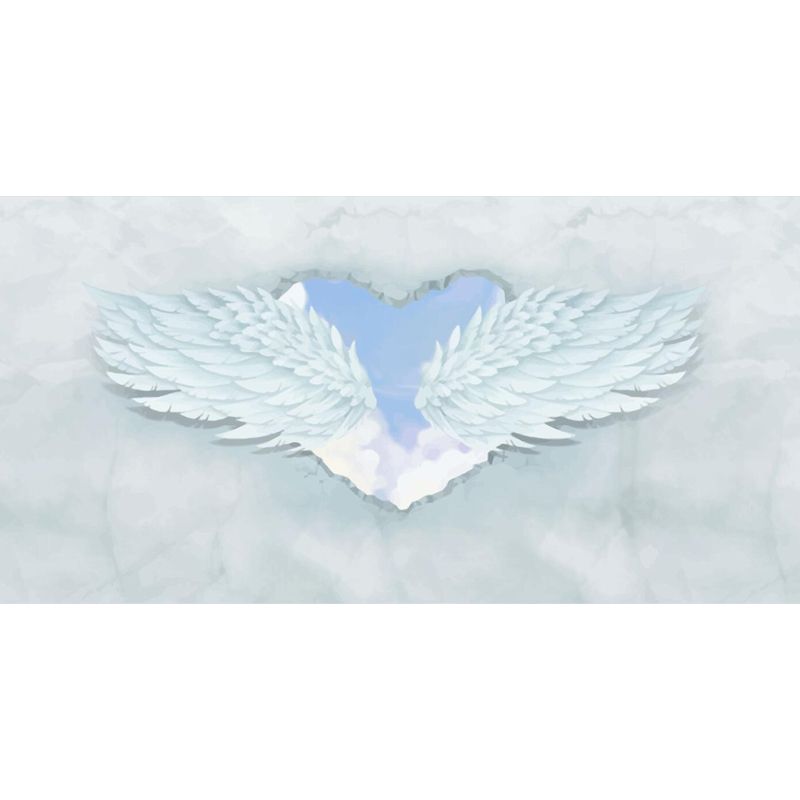 Wings Wall Covering Mural Modern Moisture Resistant Living Room Wall Decor, Custom Made