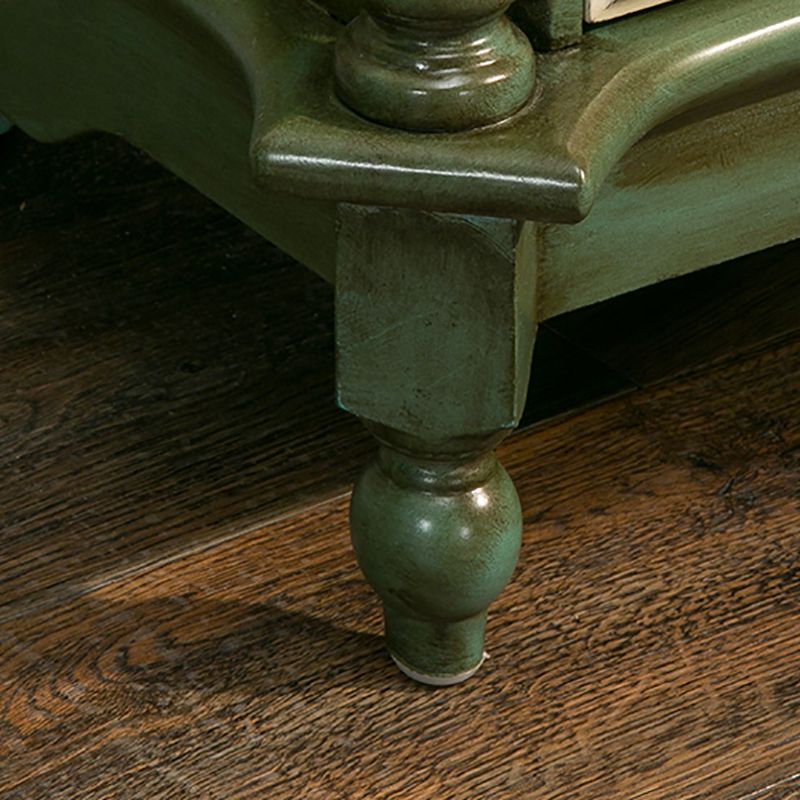 33.07" Tall Wood 2 - Drawer Cabinet 2 Door Accent Cabinet - Wood