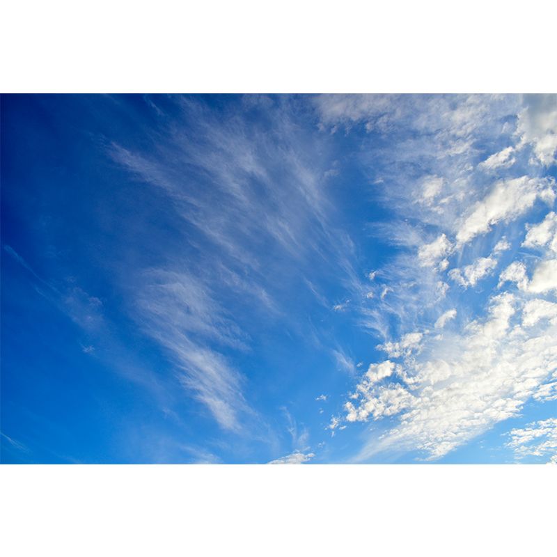 Beautiful Cloudscape Minimalistic Mural Wallpaper, Custom Size Available