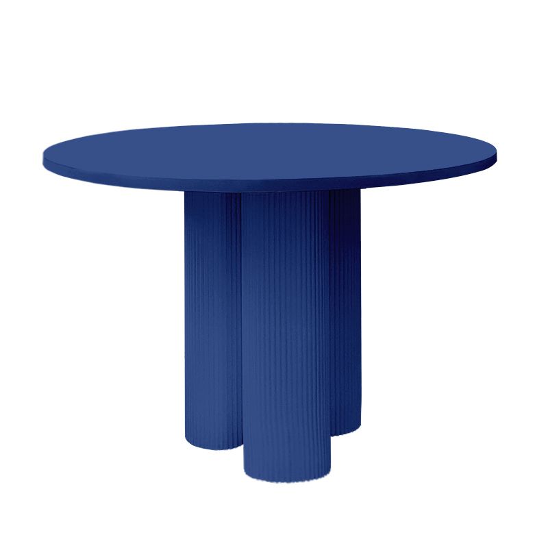 Round Dining Site Table Simple Style Solid Wood Table,35.4"L x 35.4"W x 29.5"H
