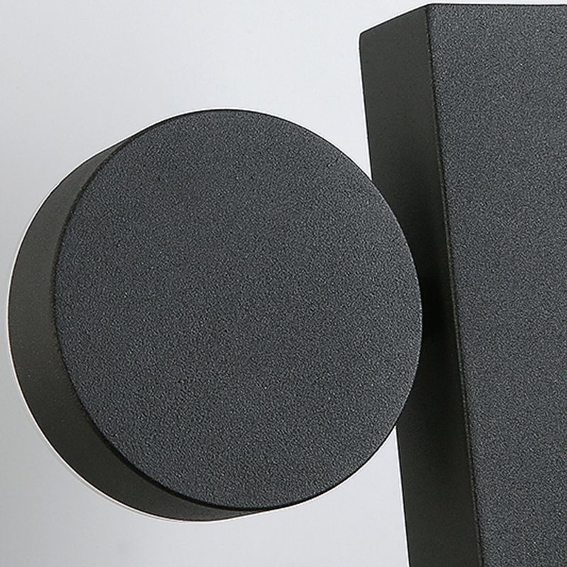 Runde Form Metall Wandleuchter moderner Stil mit einer Lichtwandhalterung Beleuchtung