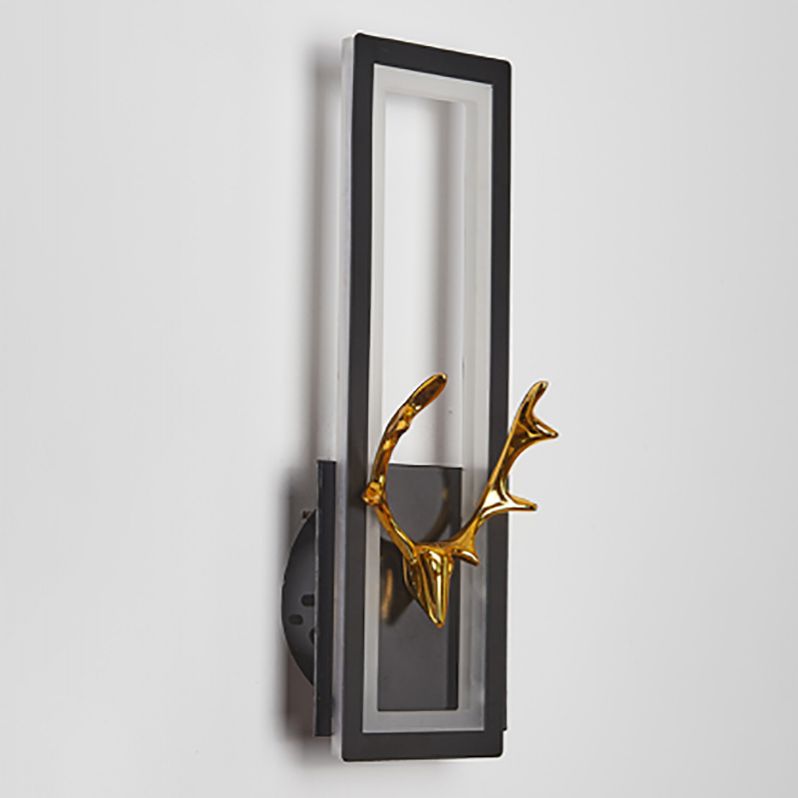 Nordischer Metall Wandleuchte geometrische LED -Wandleuchte für Wohnzimmer