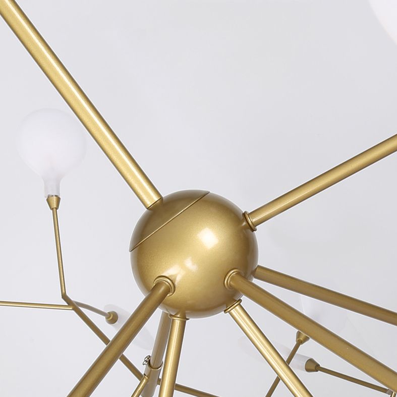 Gold Crystal Hanging Pendant Lights Contemporary style Linear Hanging Lamps for Living Room