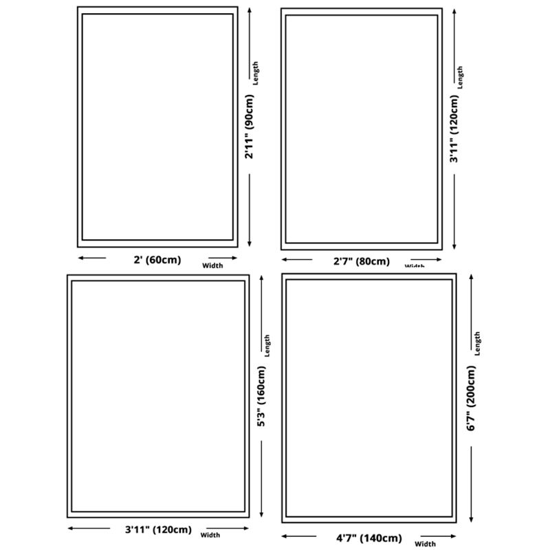 Brown Modern Indoor Carpet Polyester Abstract Area Rug Anti-Split Carpet for Indoor Room