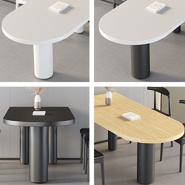 Gratis vorm massief hout binnen tafel restaurant moderne houten tafel met 3 poten