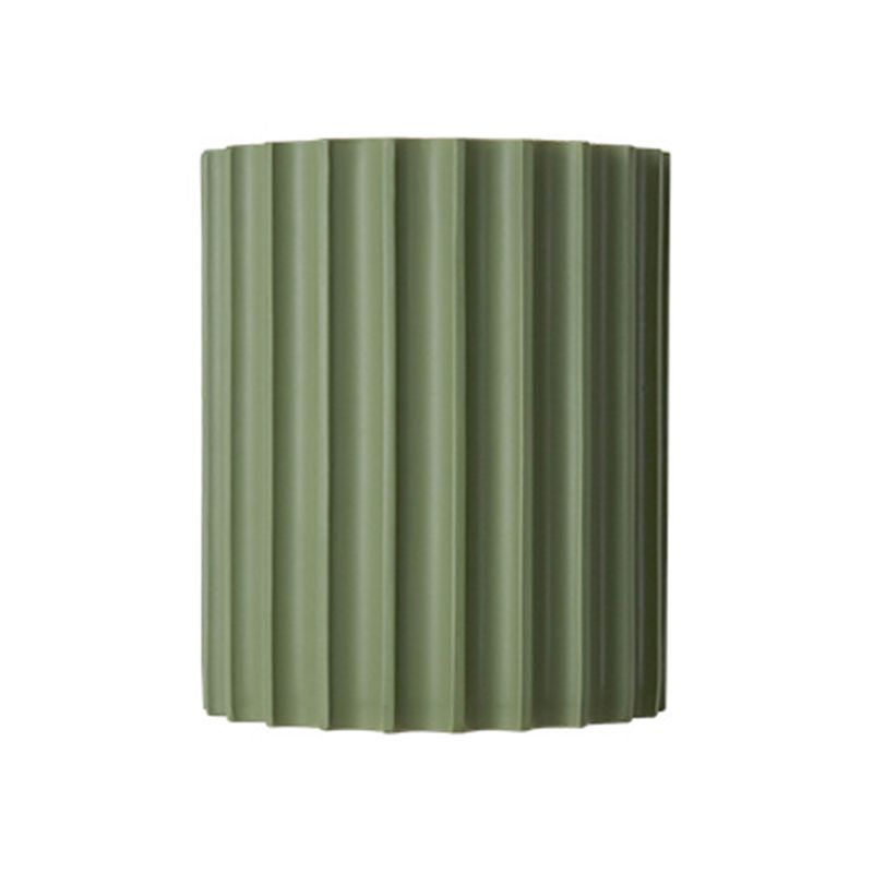 Modern Style Half Cylinder Wall Light Resin 2 Light Sconces for Bedroom