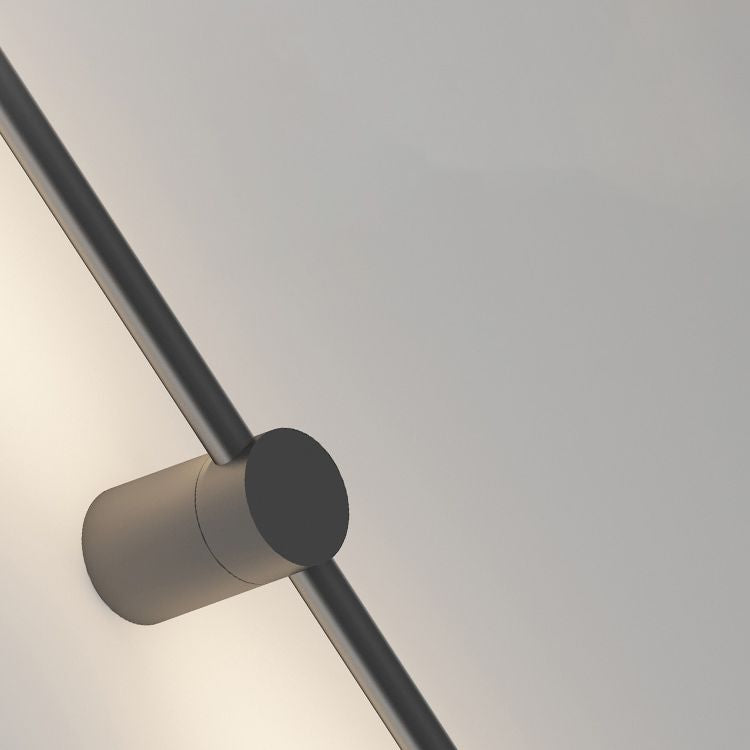 Soggiorno LED SCONCE LUMINA ALLA LAMA NORME NORME NORME MONTO MONTO CON OMBIO DI METALE LINEA