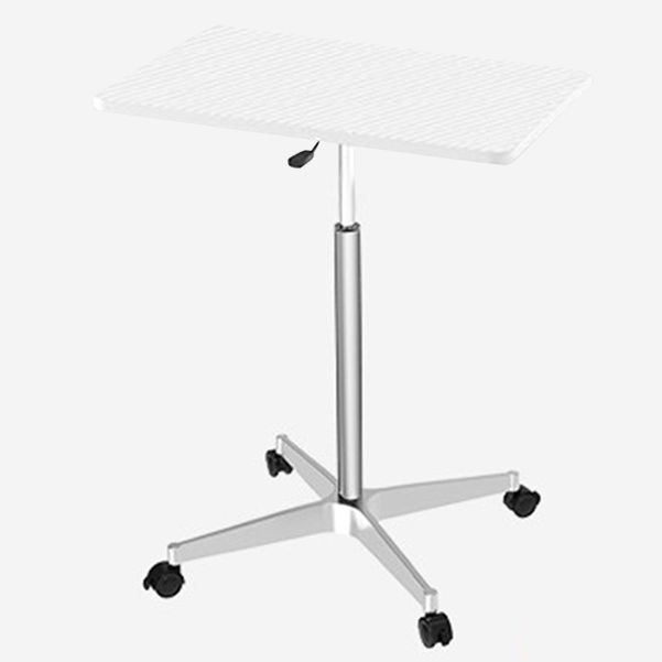 Rectangular Desk height adjustable Desktop Table Leg with Caster Wheels