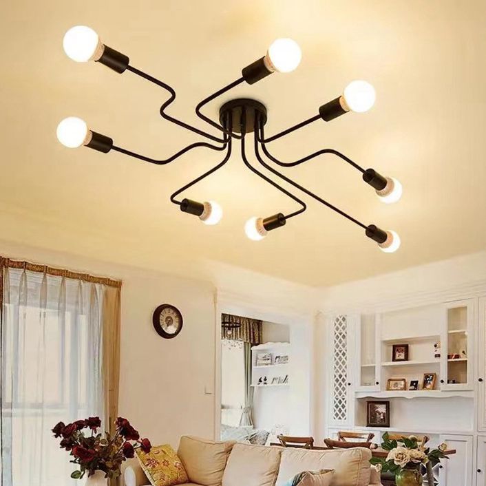 Flush Mount Ceiling Fixture Modern Flush Ceiling Lights for Dining Room