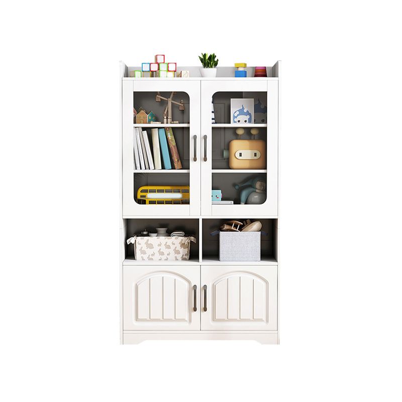 Modern Standard Accent Cabinet with Bar Pulls Doors Water Resistant Cabinet