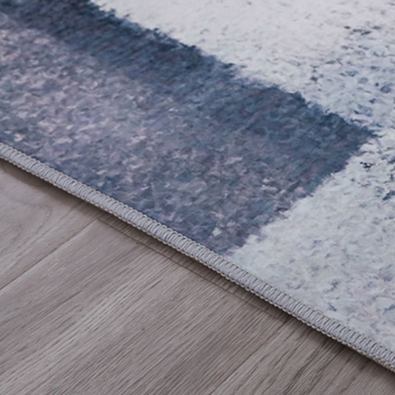 Gorgeous Living Room Carpet Gray Polyster Trendy Area Rug Non-Slip Backing Indoor Rug