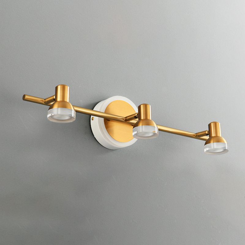 Postmodern Simplicity Bell Vanity Sconce Lights Acrylic Wall Mount Light Fixture for Bathroom