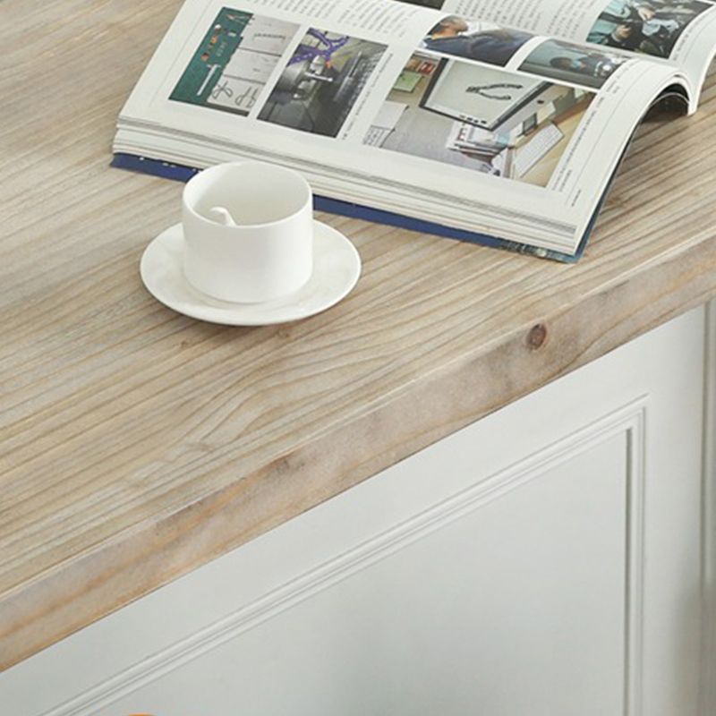 Rectangle Bar Pub Table Set 1/3/4 Pcs Antique Solid Wood Bar Table and Stools