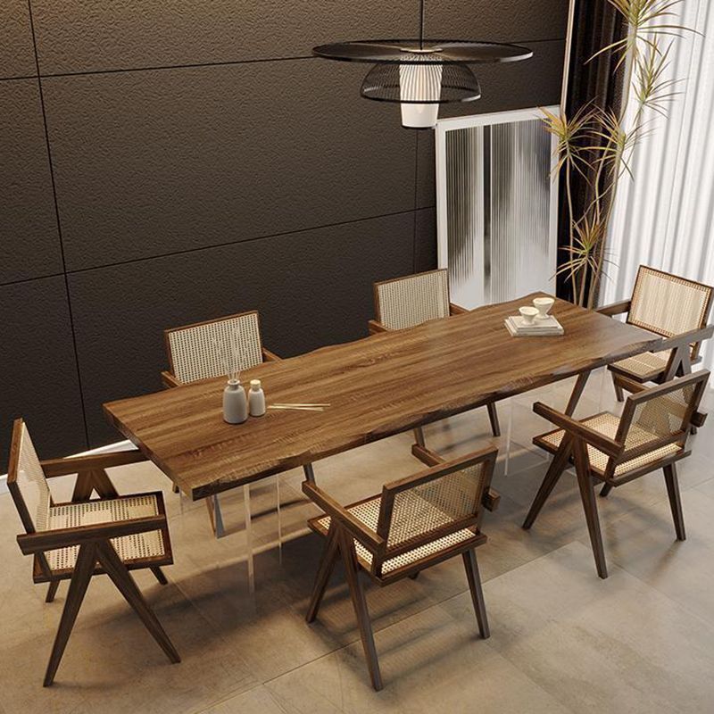 Modern 1/5/7 Pieces Dining Set Rectangle Wood Dining Table for Dining Room Kitchen