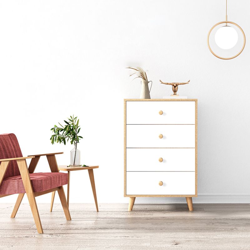 Contemporary Vertical Lingerie Chest Wood Storage Chest Dresser for Home Office