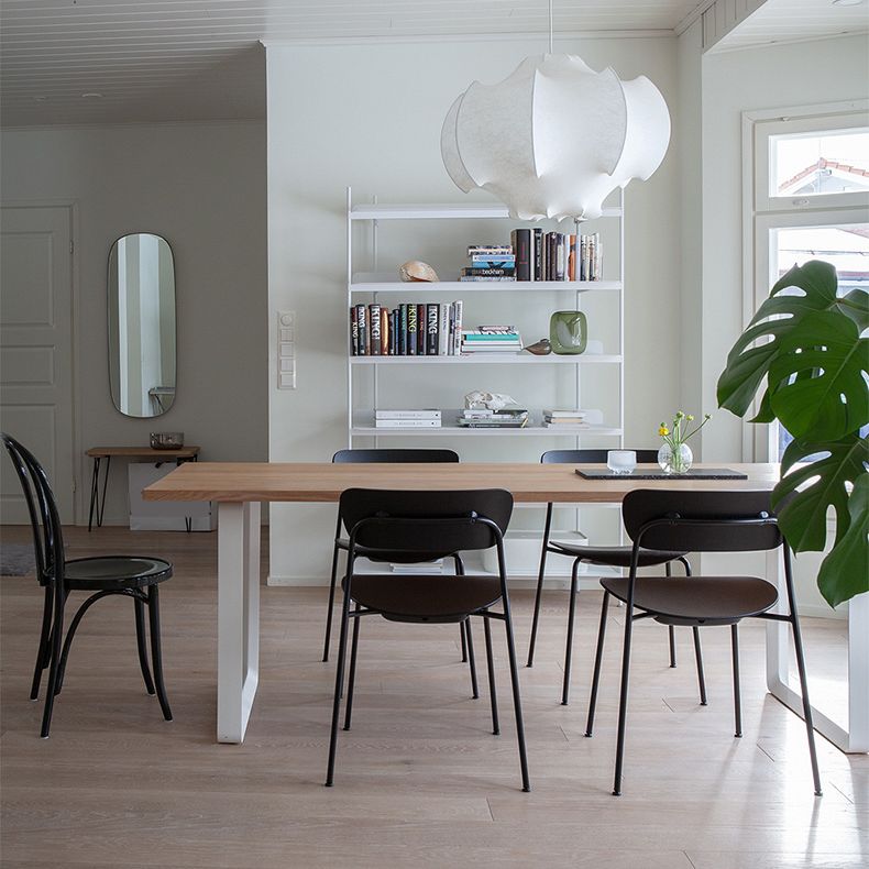 Lantaarnstof Suspensie Hanglamp Lichte Noordse stijl Witte hanglamp Lamp