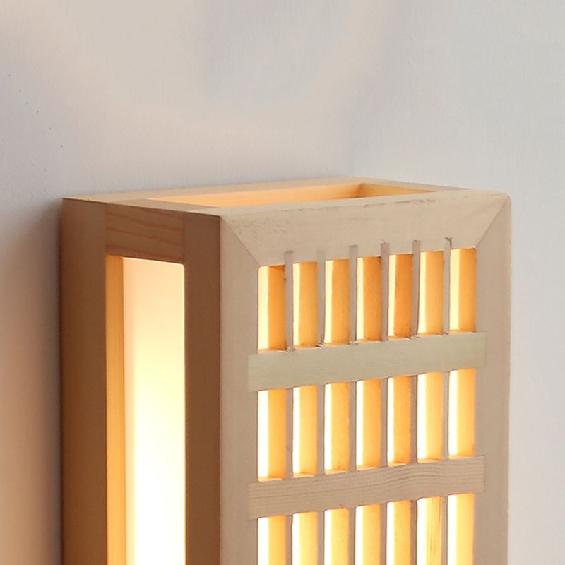 Modern Style Wall Light Fixture Simple Wooden Wall Light Sconce for Bedroom