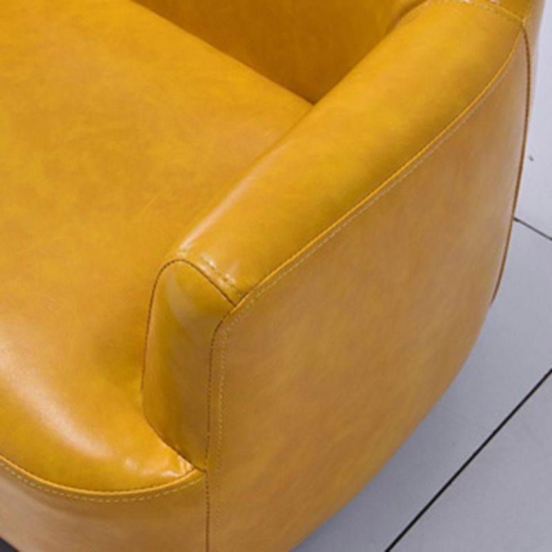 Basic Four Leg Arm Chair Arms Included Barrel Accent Chair, 20.47" W √ó 20.08" L √ó 20.47" H