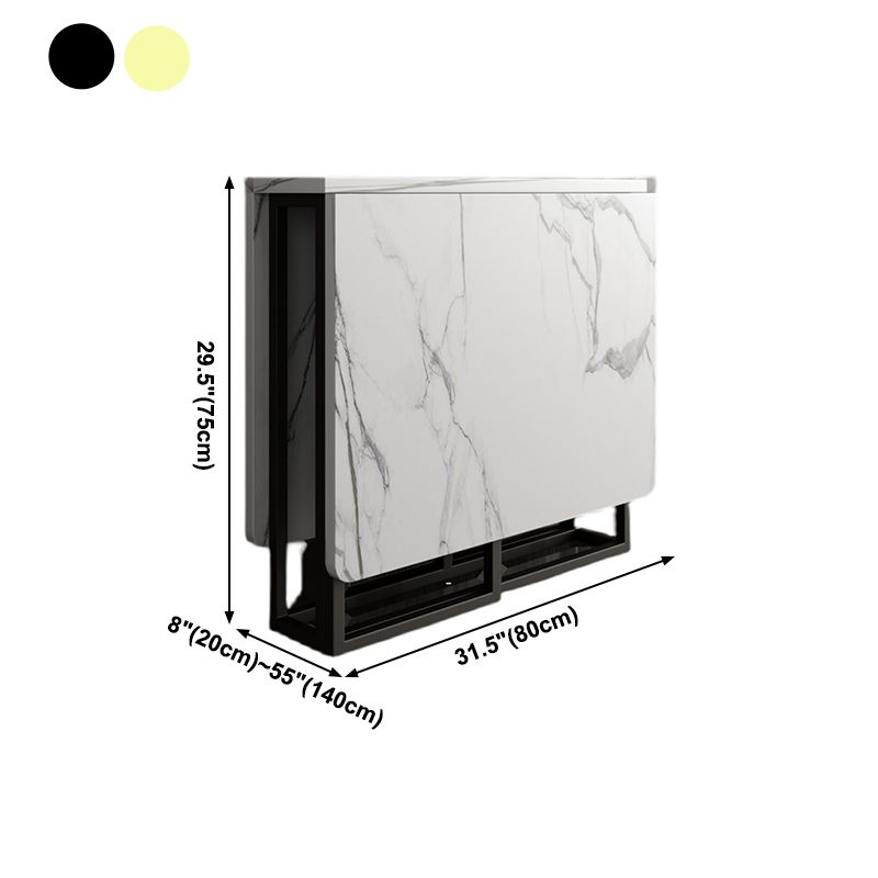 Faux marmeren eettafel Eenvoud Stijl Sledetafel voor eetkamer