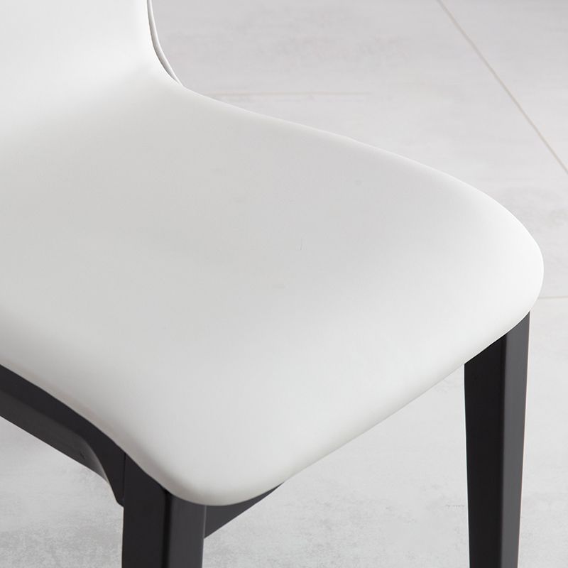 Silla auxiliar industrial tapizada para el hogar Parsons Silla de comedor con acabado mate (juego de 2)