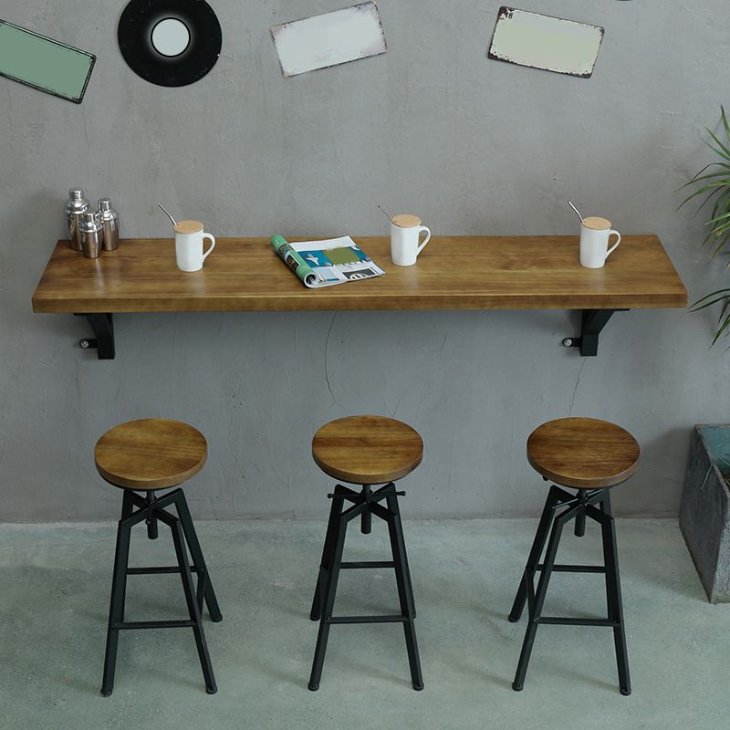 Modern Style Counter Stool Round Backless Bar Stool for Living Room
