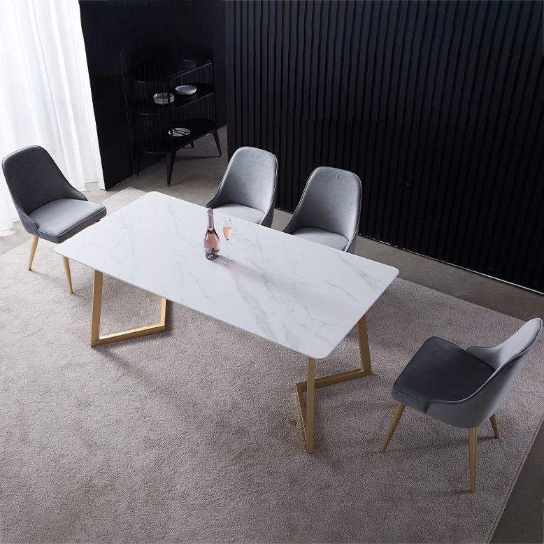 Contemporary 1/2/5/7 Pieces Dining Set Stone Dining Furniture