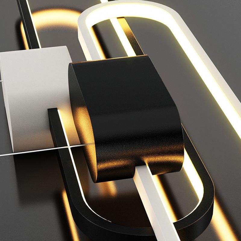 LED Esszimmer Island Lampen Einfachheit Oval Metall Anhänger Leuchte