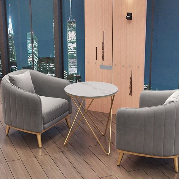 Contemporary Sloped Arm Sofa 29.53" H Single Cushion Sofa with Pillows