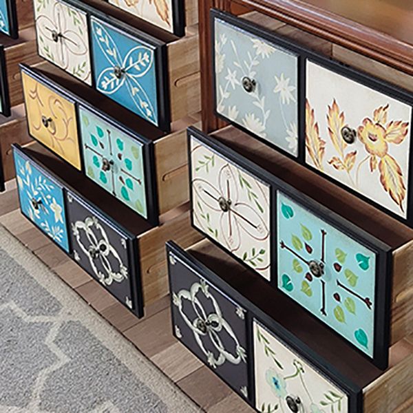 Traditional Storage Chest Solid Wood Dresser with 3/4/5 Drawers , 16.38 Inch W