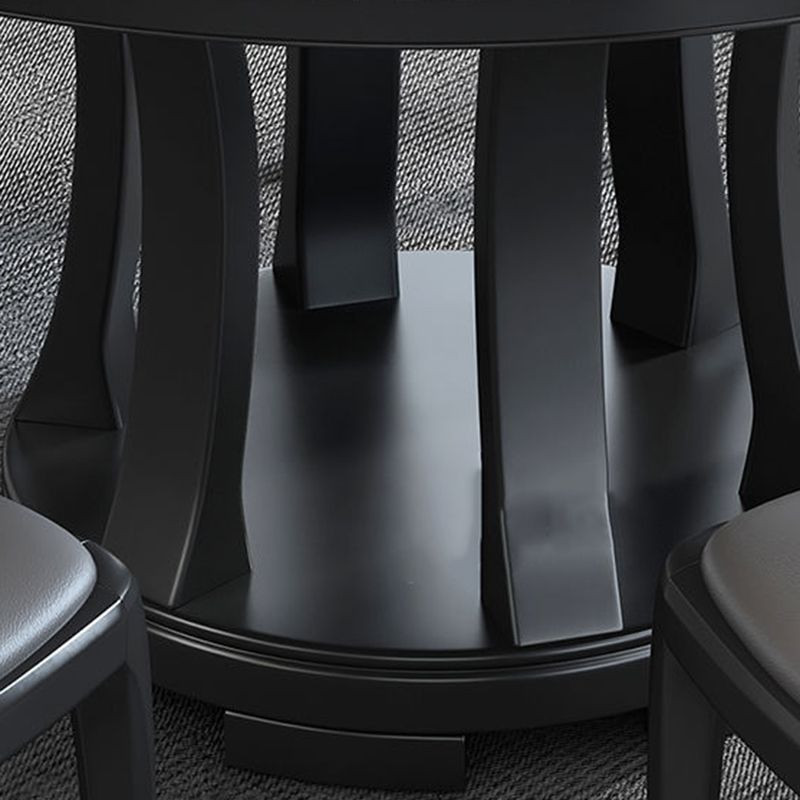 Modern Sintered Stone Table Pedestal Dining Table for Dining Room