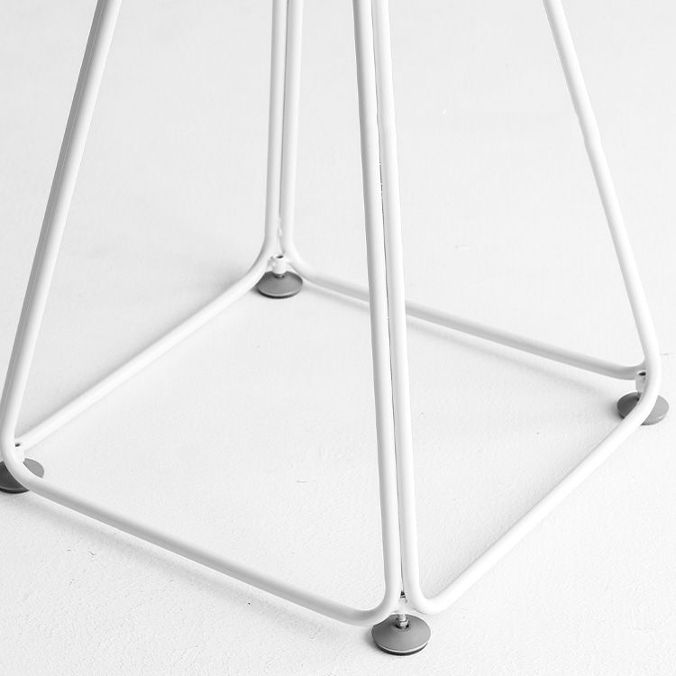Modern Stone Geometric Dining Table Metal Base for Dining Room